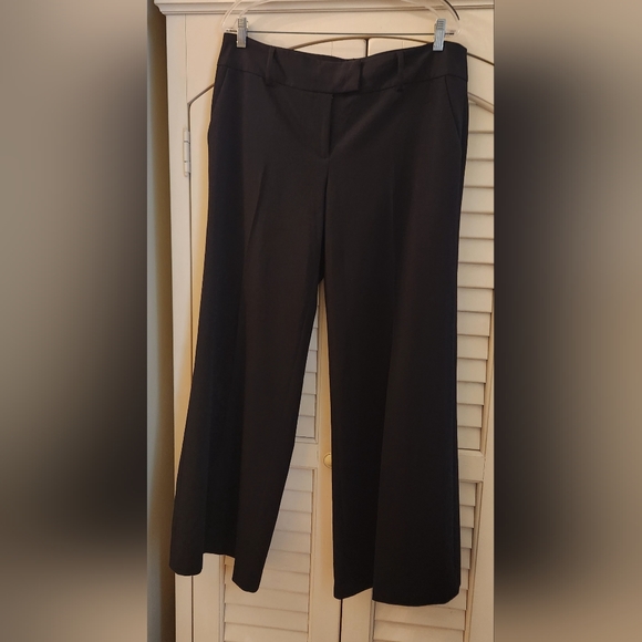 INC International Concepts Black Wide Leg Slacks-Beautiful! - Picture 8 of 11